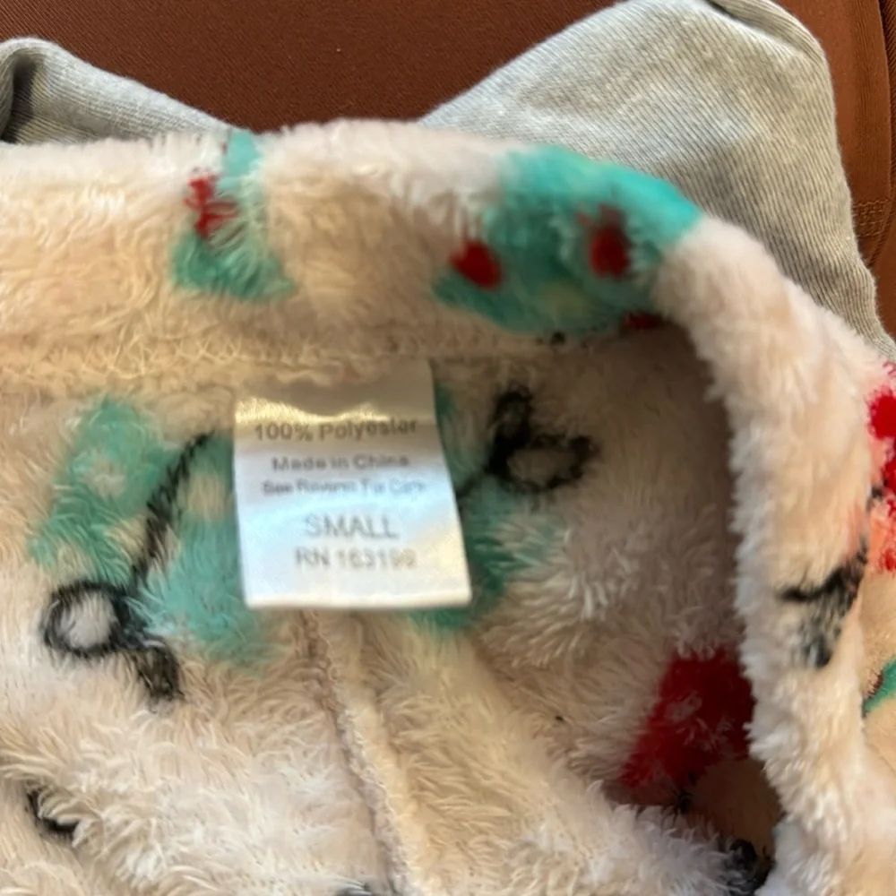Christmas Fleece Pajama Pants - Pink w/ Green and Red‎ - Small